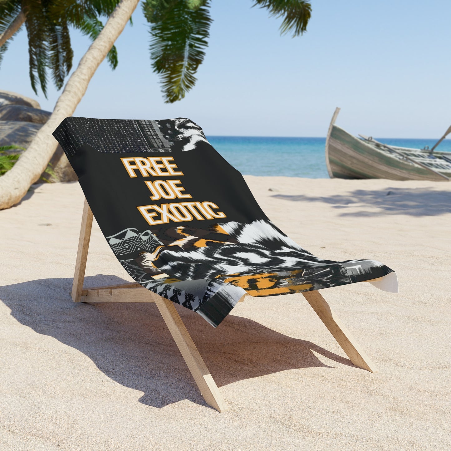 Free Joe Exotic Beach Towel 2025 Limited Edition Summer Item