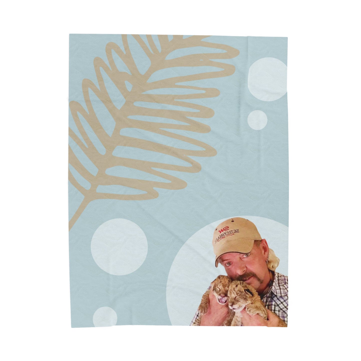 Joe Exotic Velveteen Plush Blanket