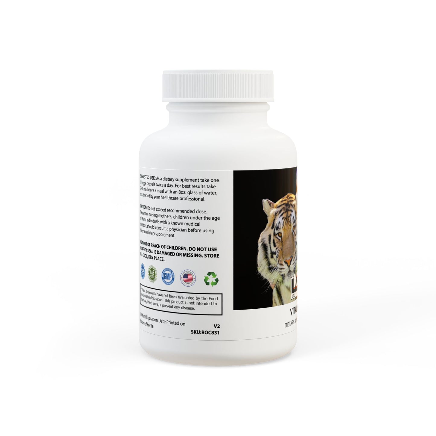 Joe Exotic Vitamin K2 + D3 Supplement (60 Capsules)