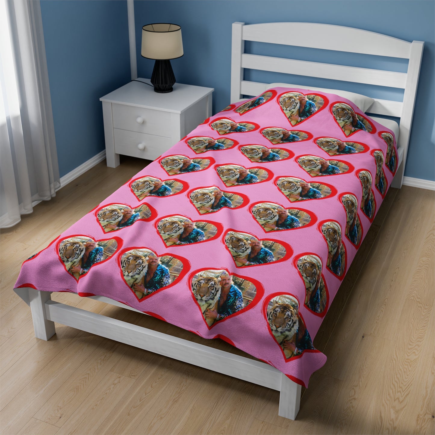 valentine blanket tiger