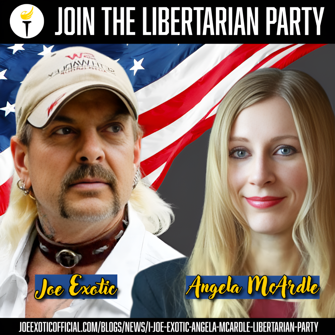 Joe Exotic Recruiting for Libertarian party