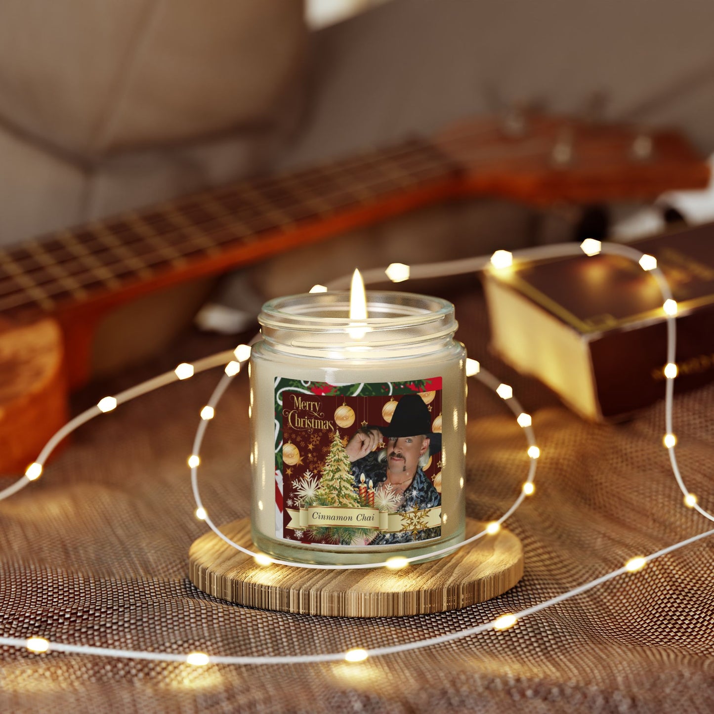 Joe Exotic Christmas- Cinnamon Chai candle