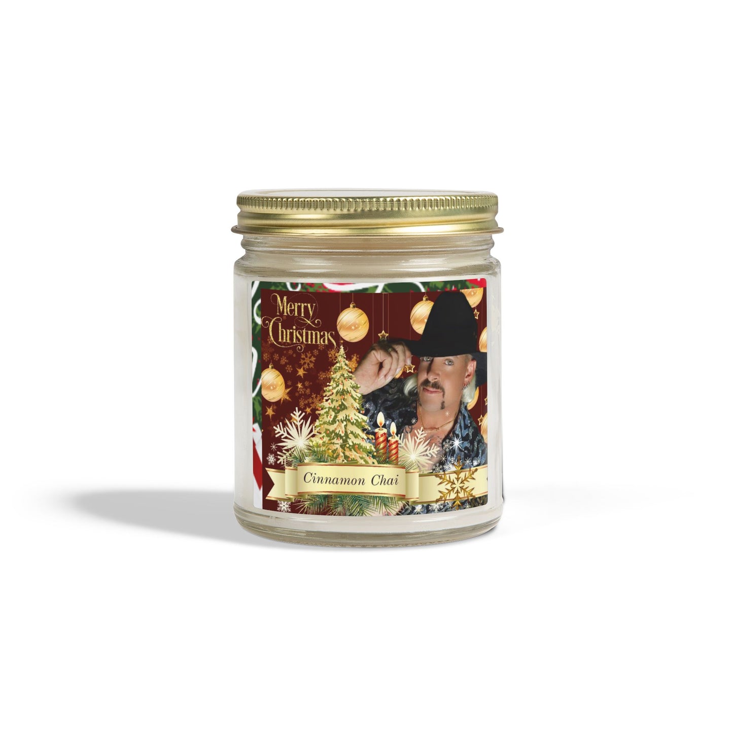 Joe Exotic Christmas- Cinnamon Chai candle