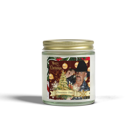 Joe Exotic Christmas- Cinnamon Chai candle