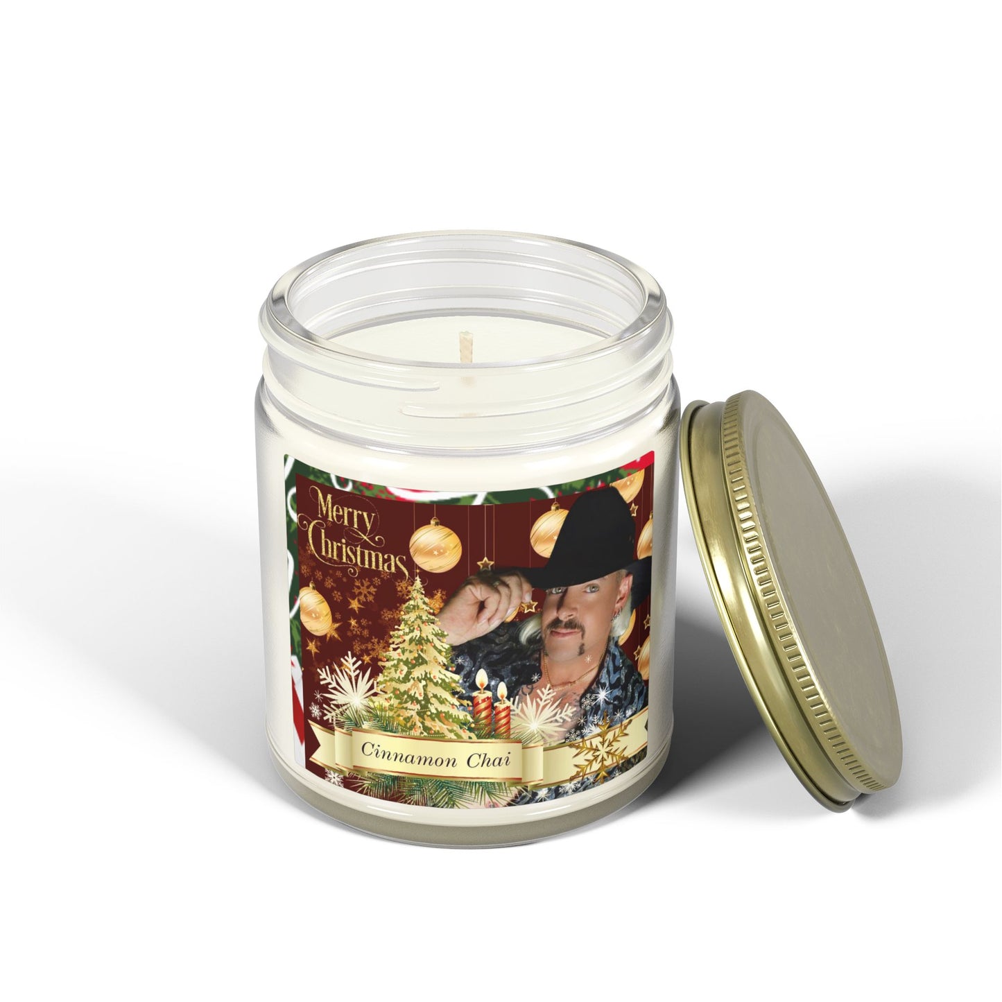 Joe Exotic Christmas- Cinnamon Chai candle