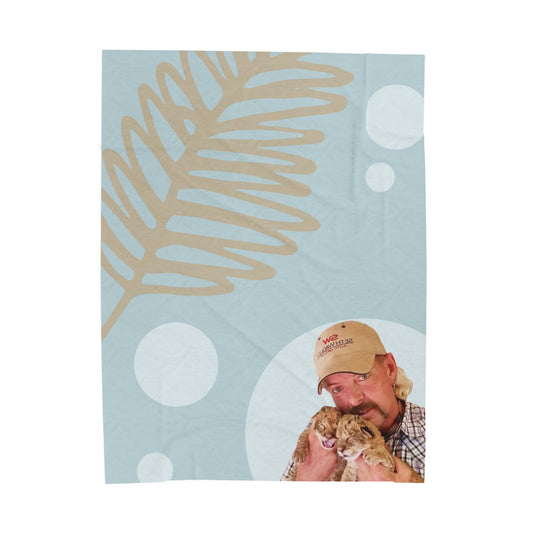 Joe Exotic Velveteen Plush Blanket