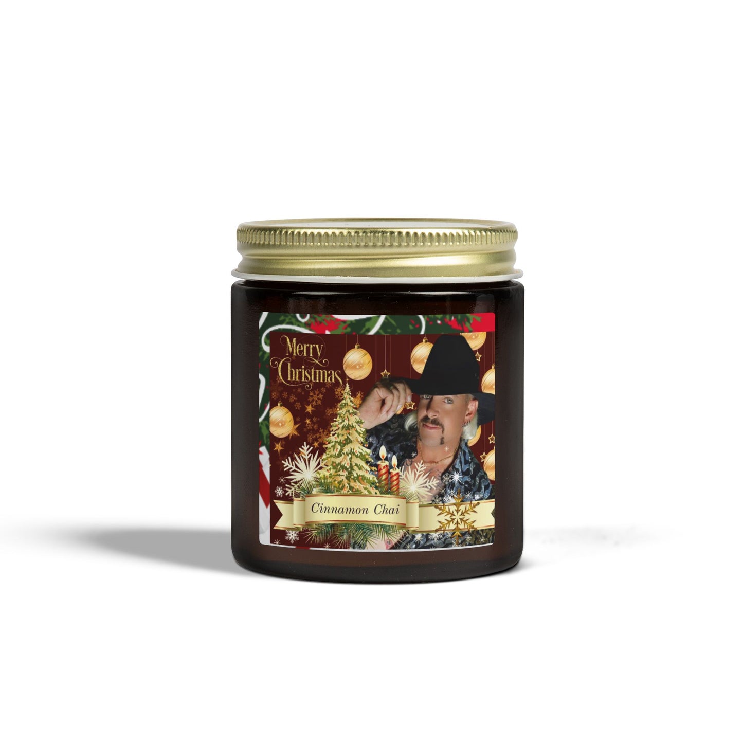 Joe Exotic Christmas- Cinnamon Chai candle