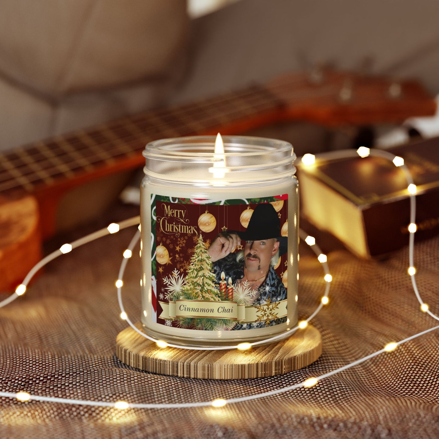 Joe Exotic Christmas- Cinnamon Chai candle