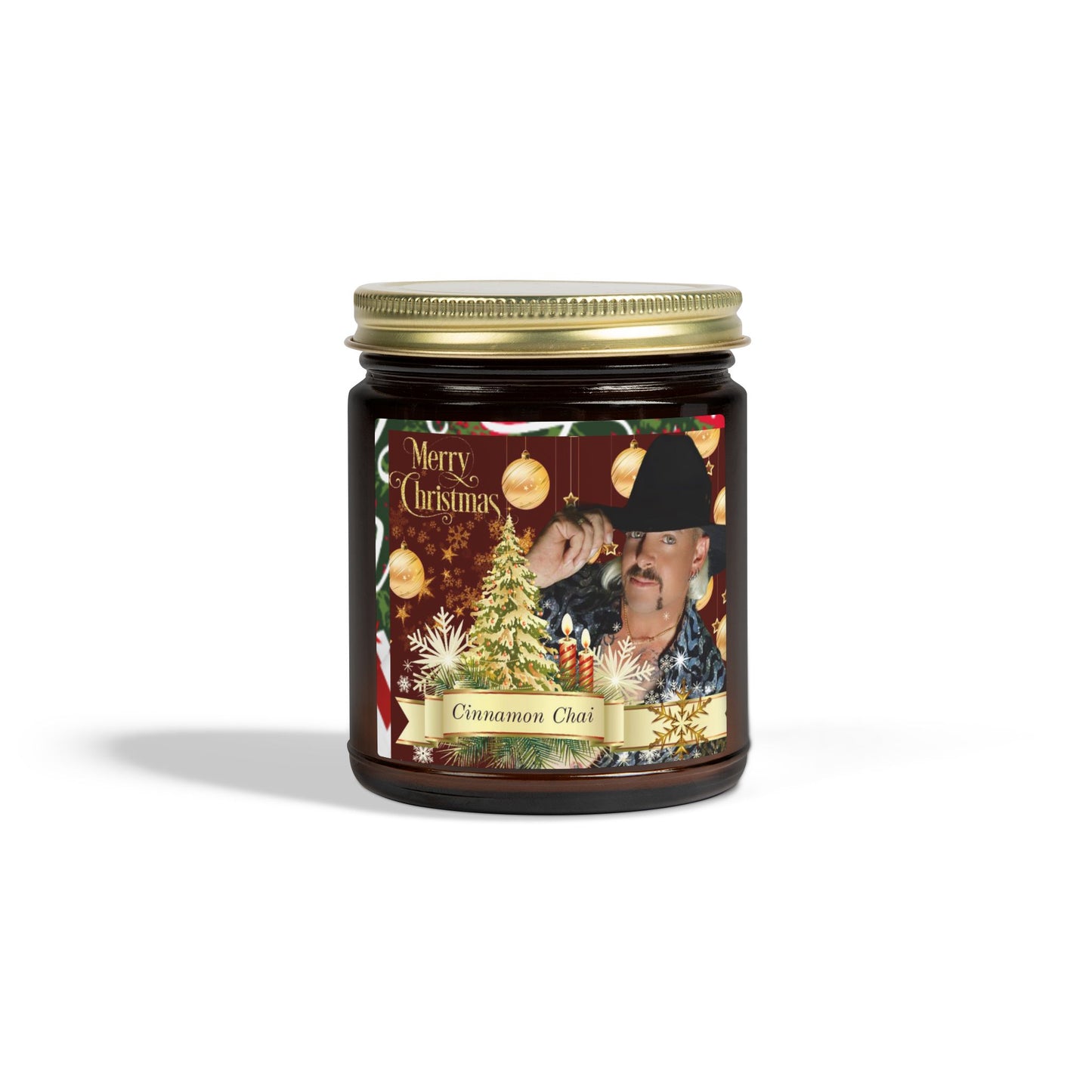 Joe Exotic Christmas- Cinnamon Chai candle