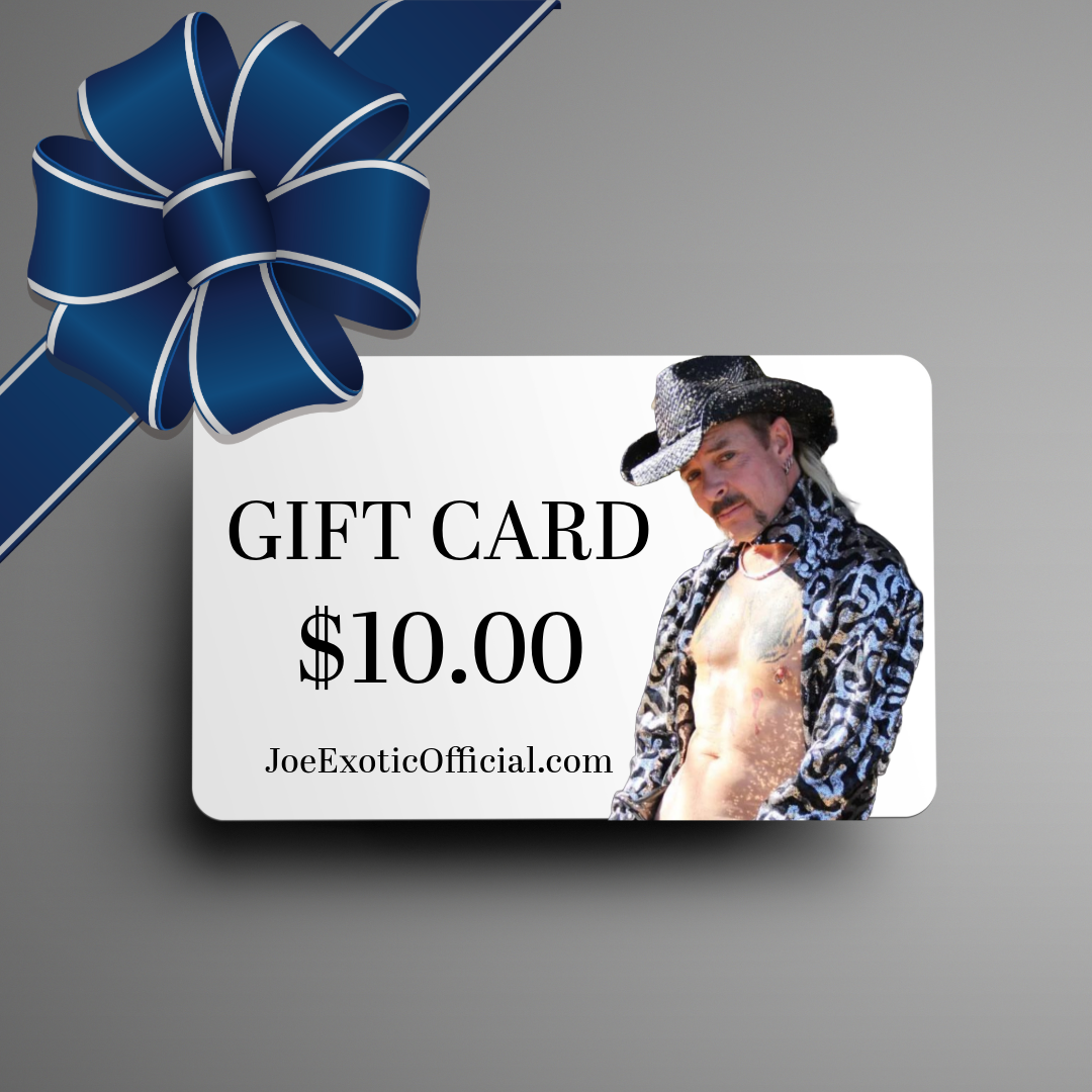 Joe exotic gift card