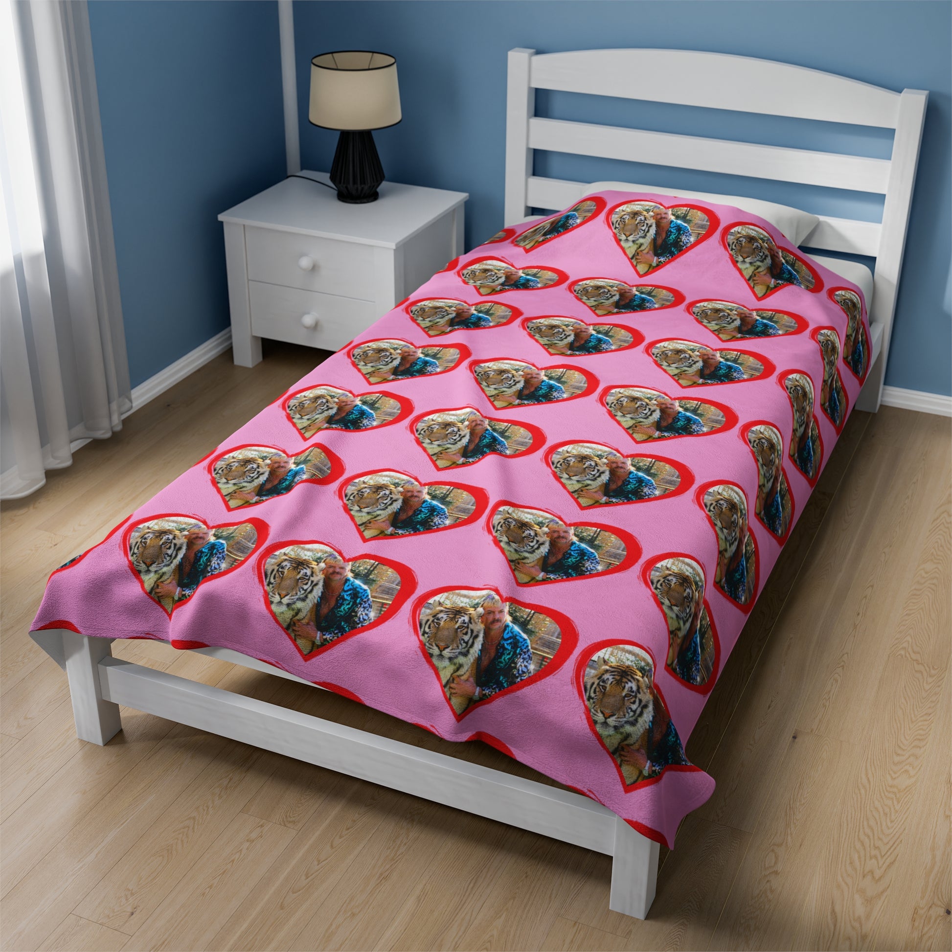 valentine blanket tiger
